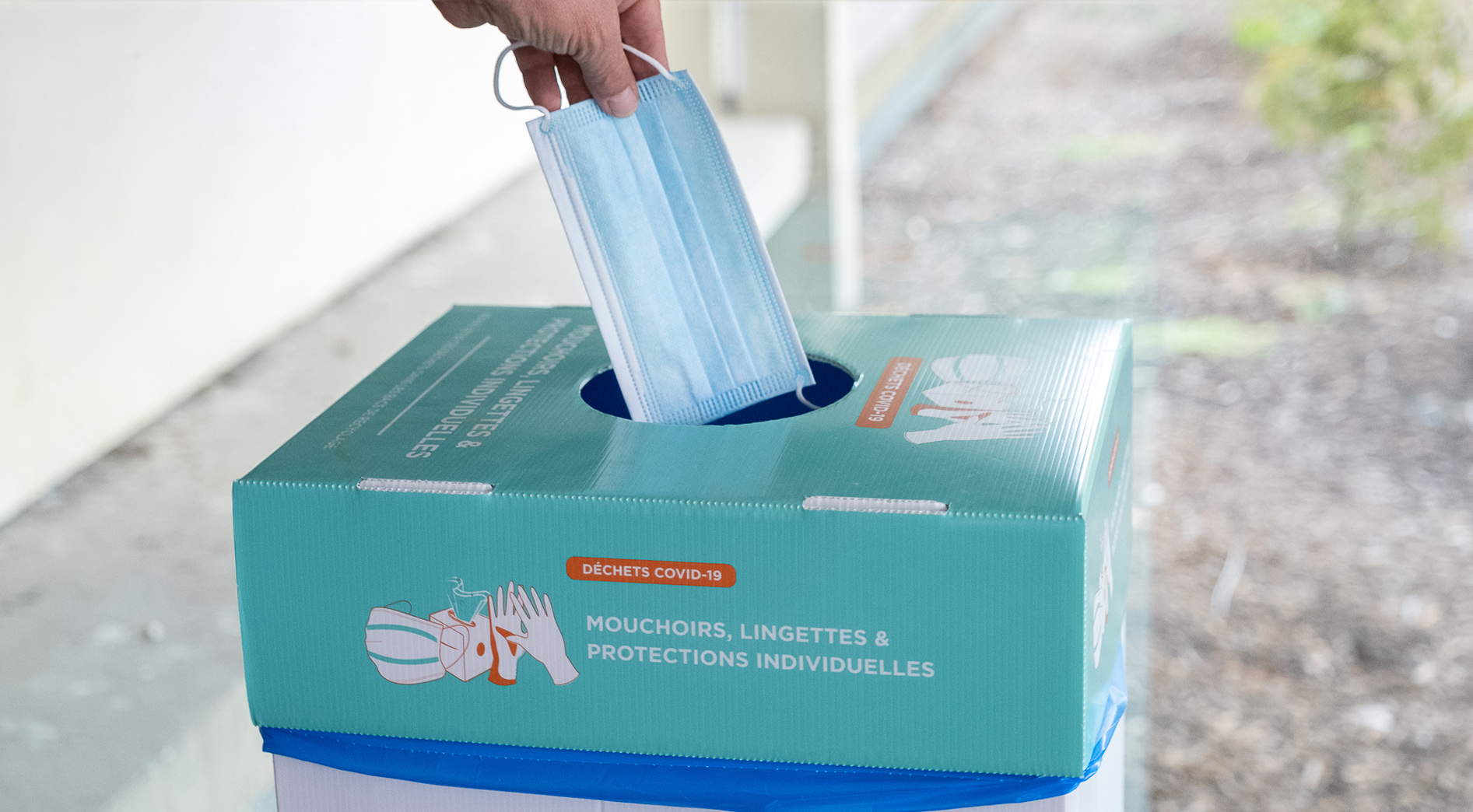 Rapportez vos masques usagés en mairie