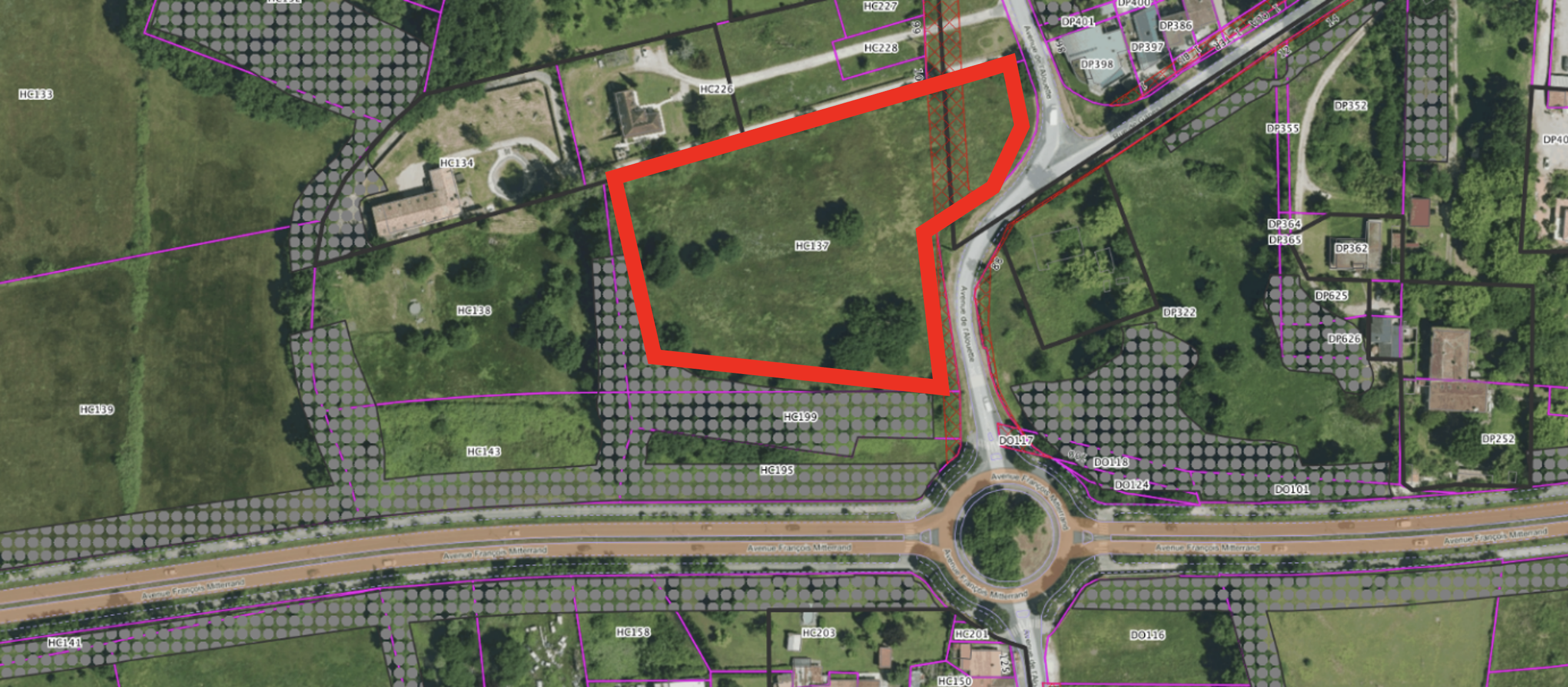 Le terrain choisi pour la ferme urbaine
