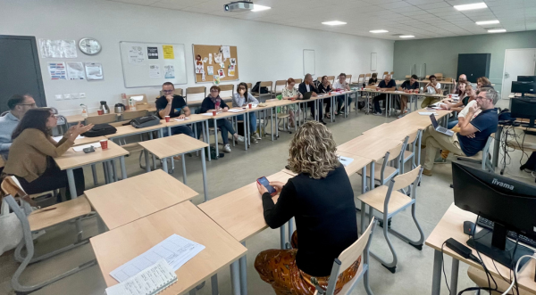Les membres du CLEE mérignacais à la leur réunion de rentrée. 