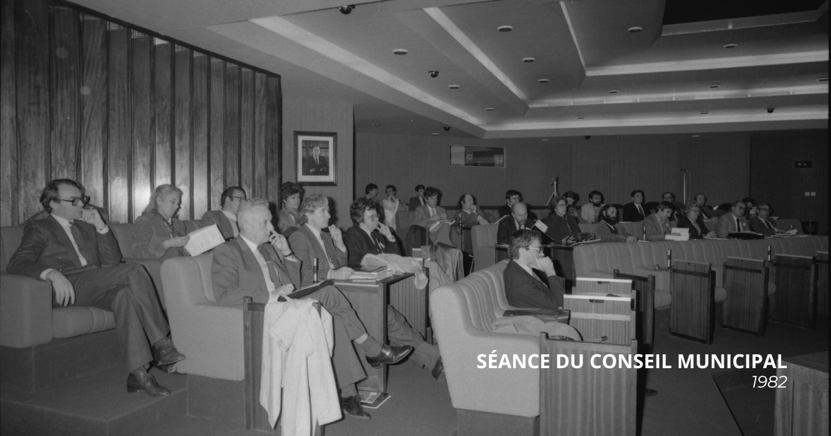 séance du Conseil municipal 1982