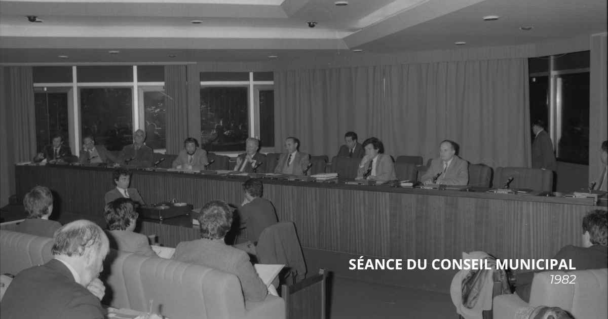 séance du Conseil municipal 1982