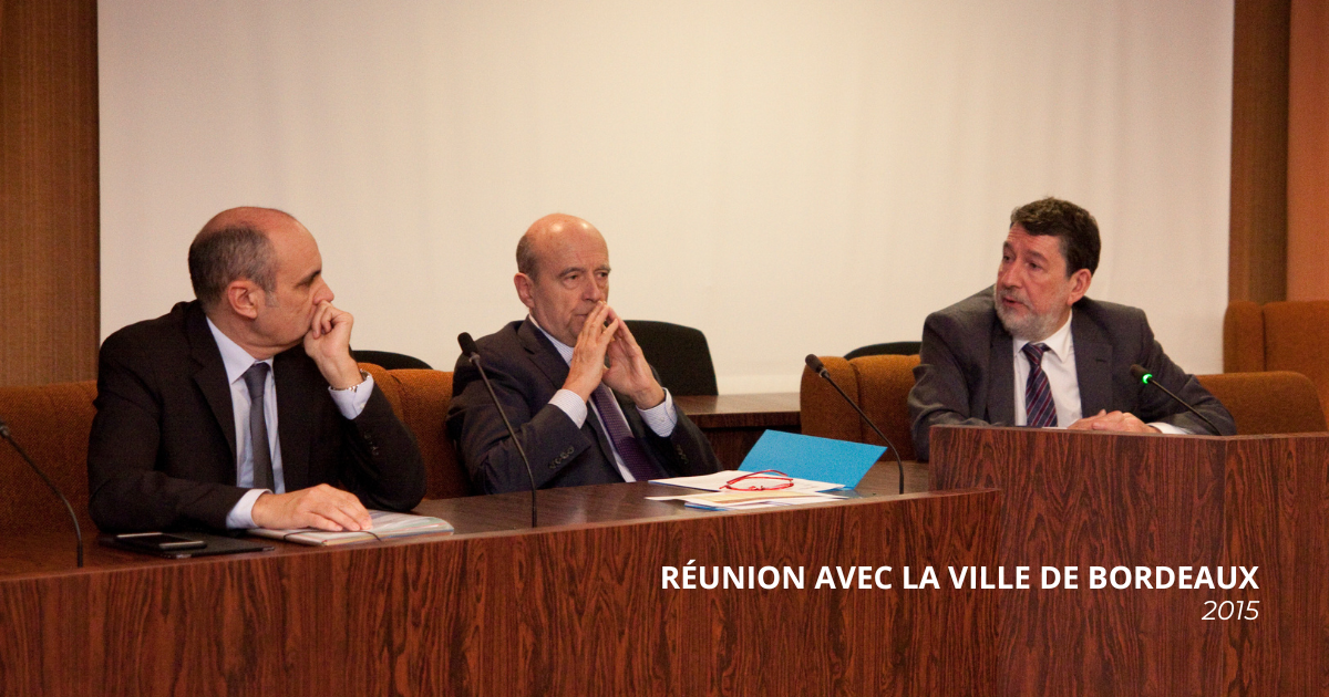 réunion avec la Ville de Bordeaux 2015