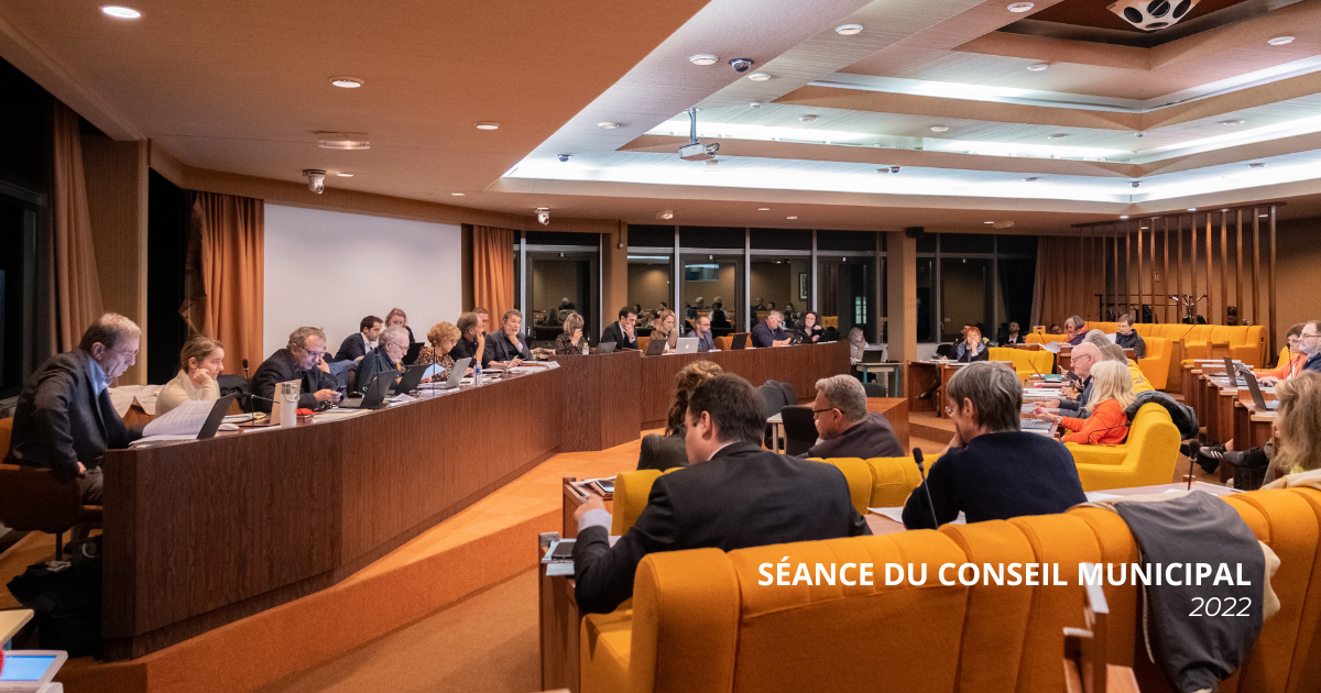 séance du Conseil municipal 2022