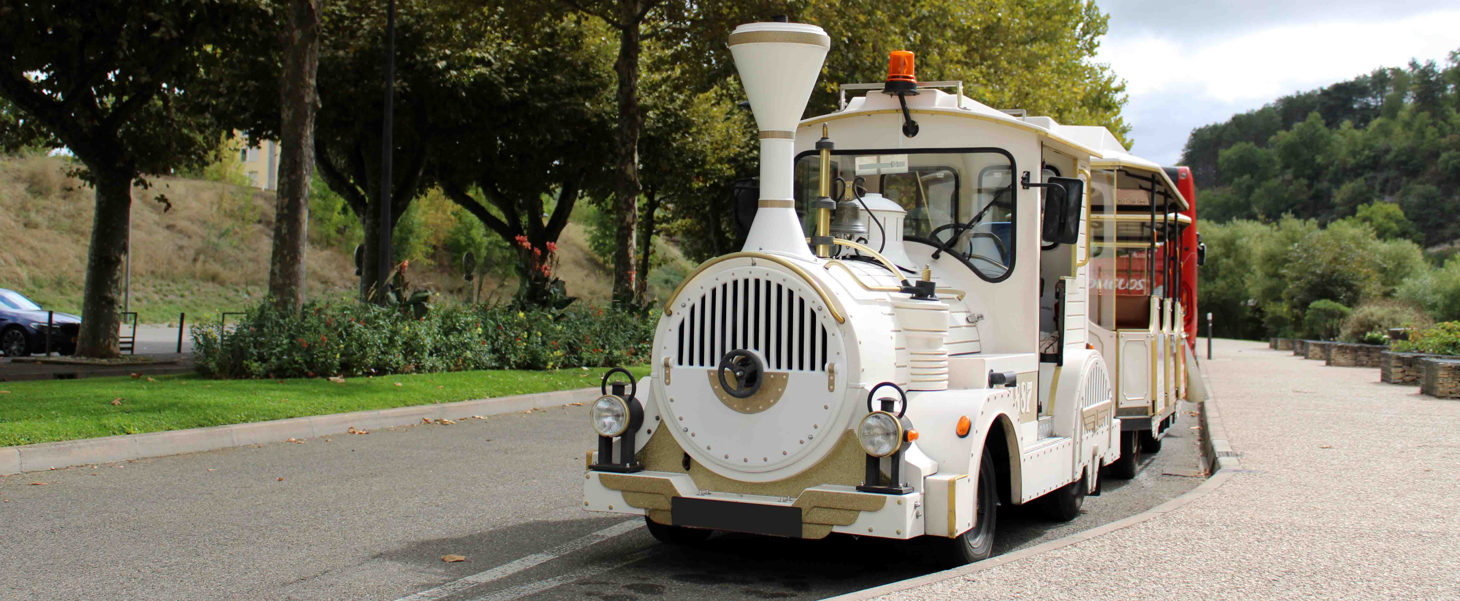 Balade sur le petit train de Guîtres