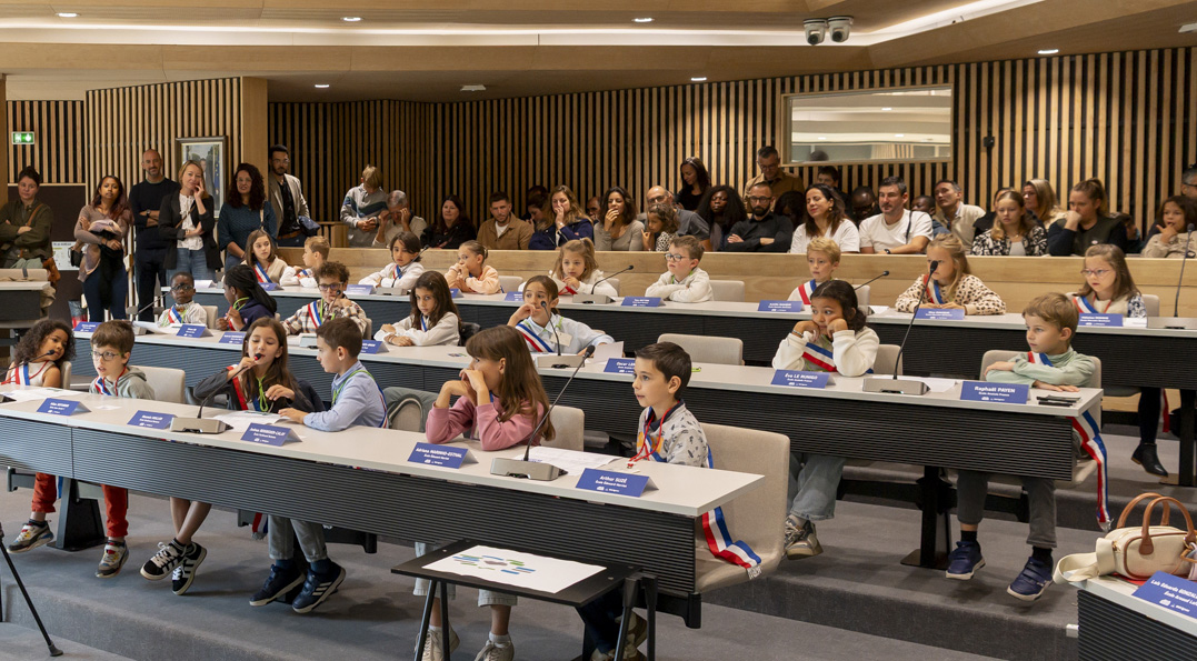 Le Conseil Municipal des Enfants en plénière