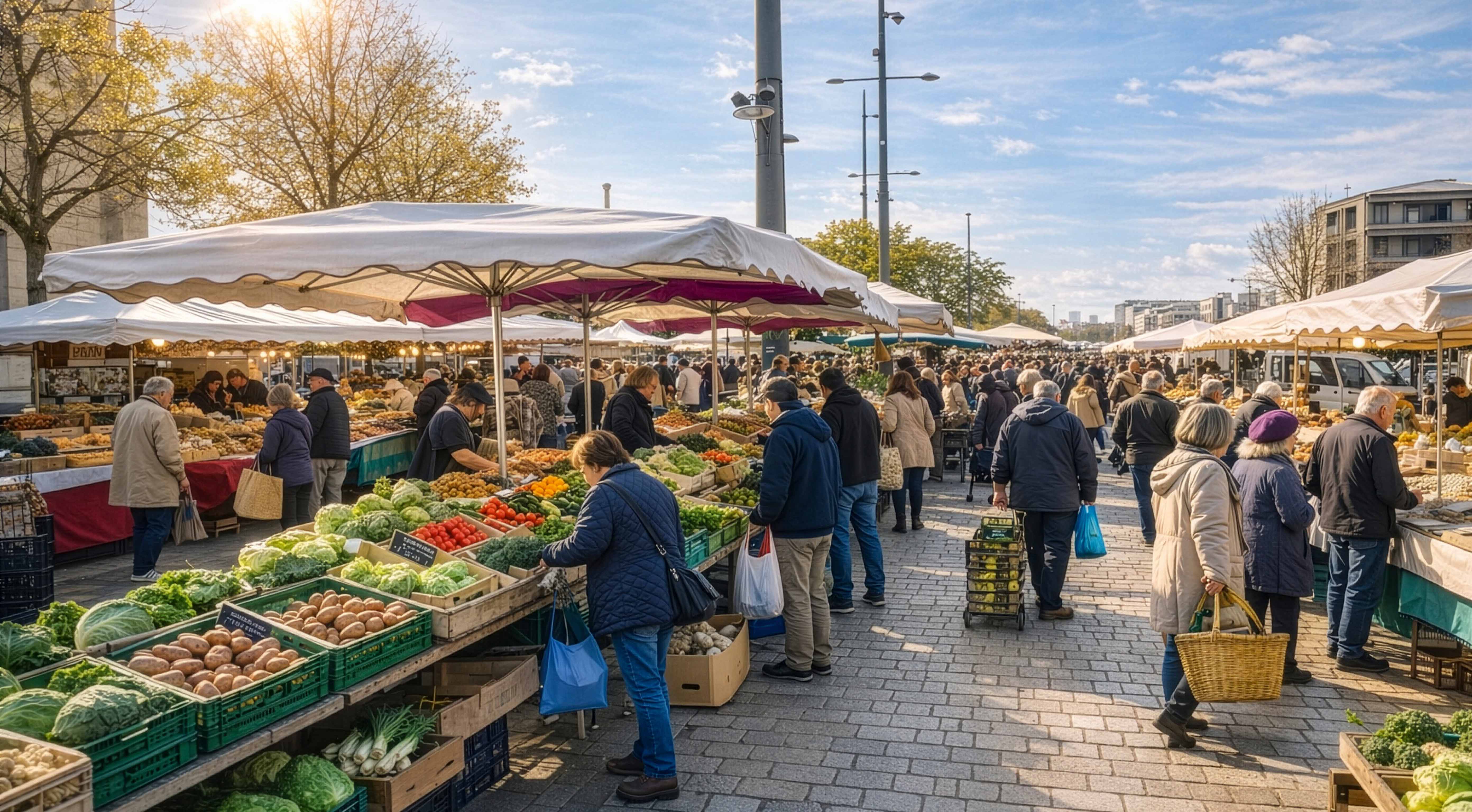 Quatre marchés, quatre identités, quatre possibilités