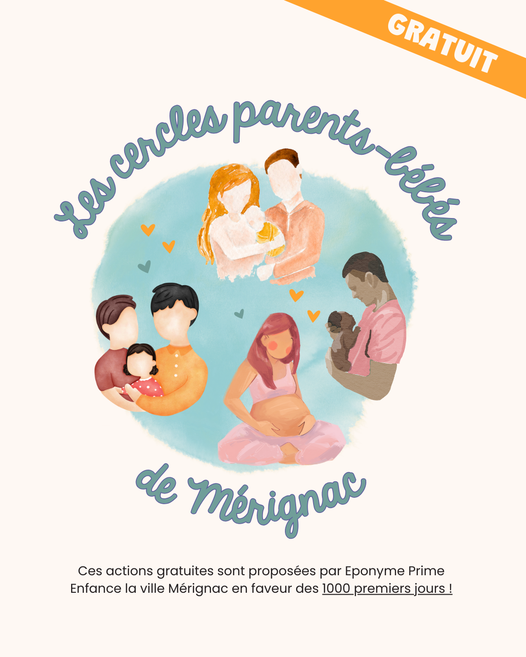 Les cercles Parents-Bébés de Mérignac