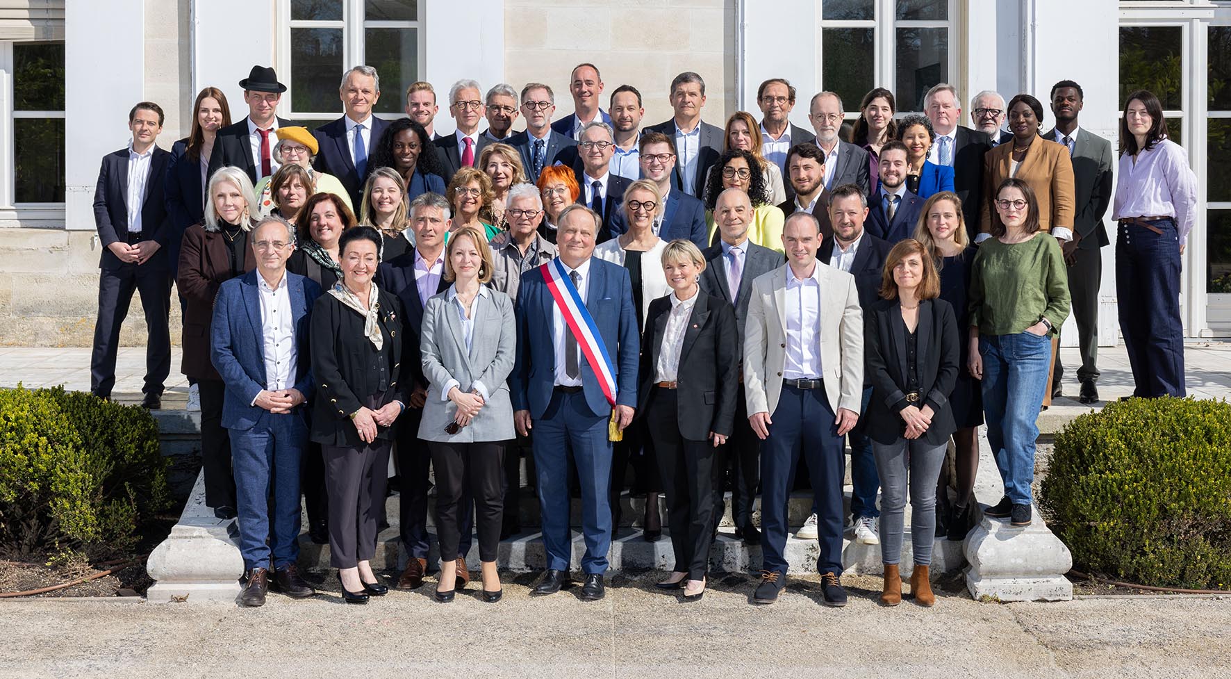  élus du nouveaux Conseil municipal de Mérignac