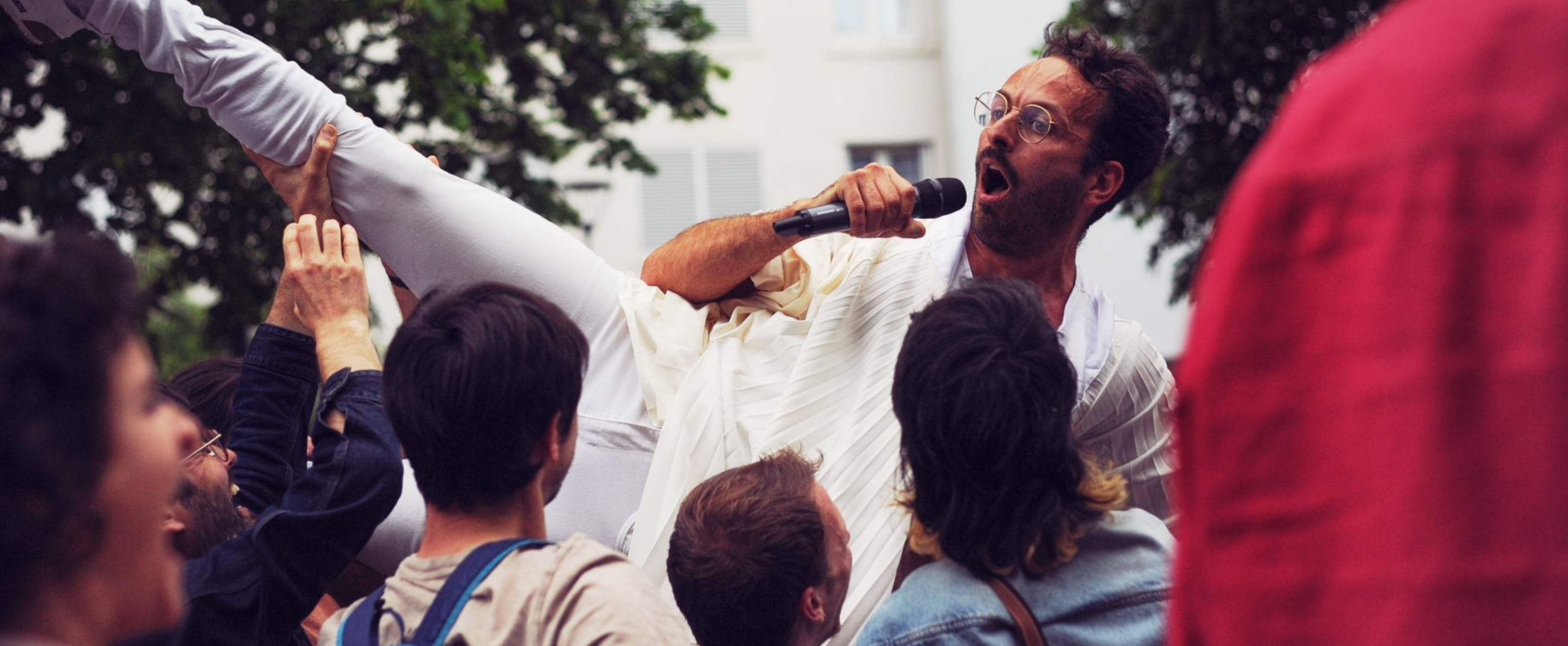 La création : déambulation et spectacle à Marne-Soleil