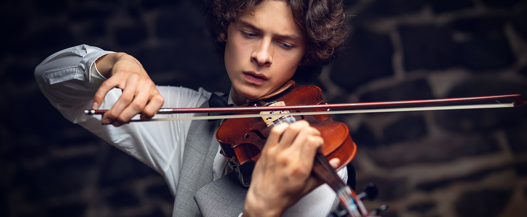 Concert du marché par les élèves du conservatoire