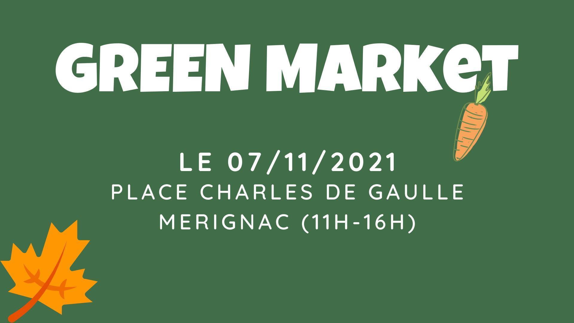 Green Market : un marché 100% végétal à Mérignac