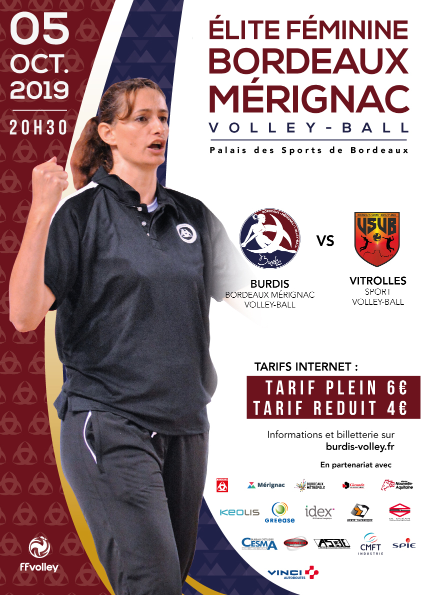 BMV Bordeaux Mérignac Volley - Vitrolles Sport Volley-Ball