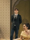 Fanny Ardant et Bernard Menez dans Croque-Monsieur