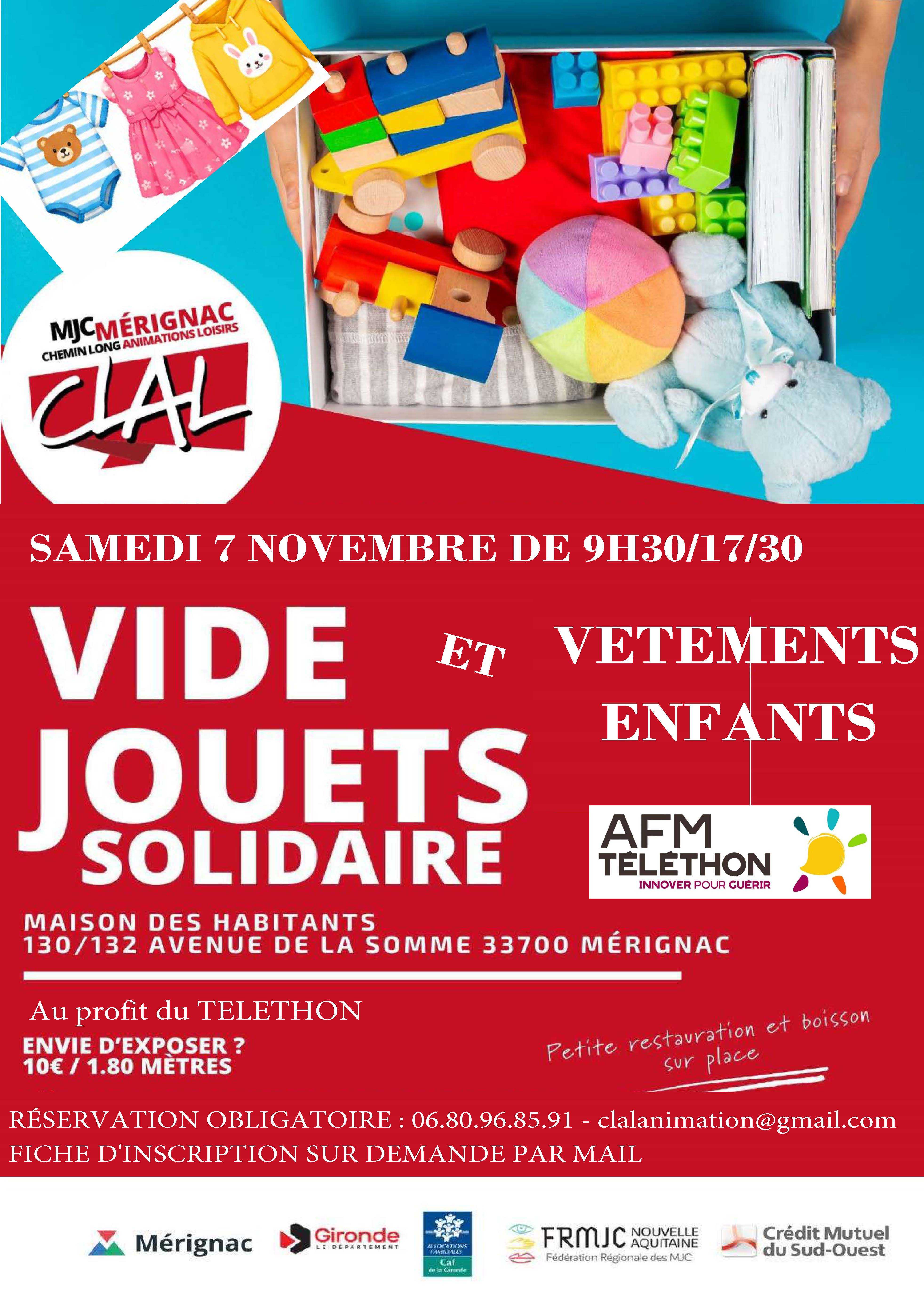 affiche vide jouet mjc clal