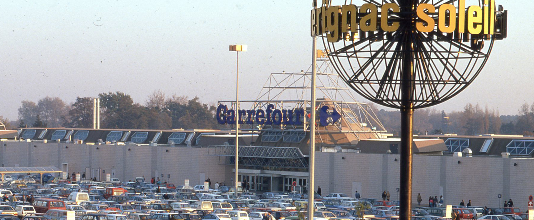 Le centre commercial Mérignac Soleil dans les années 1990