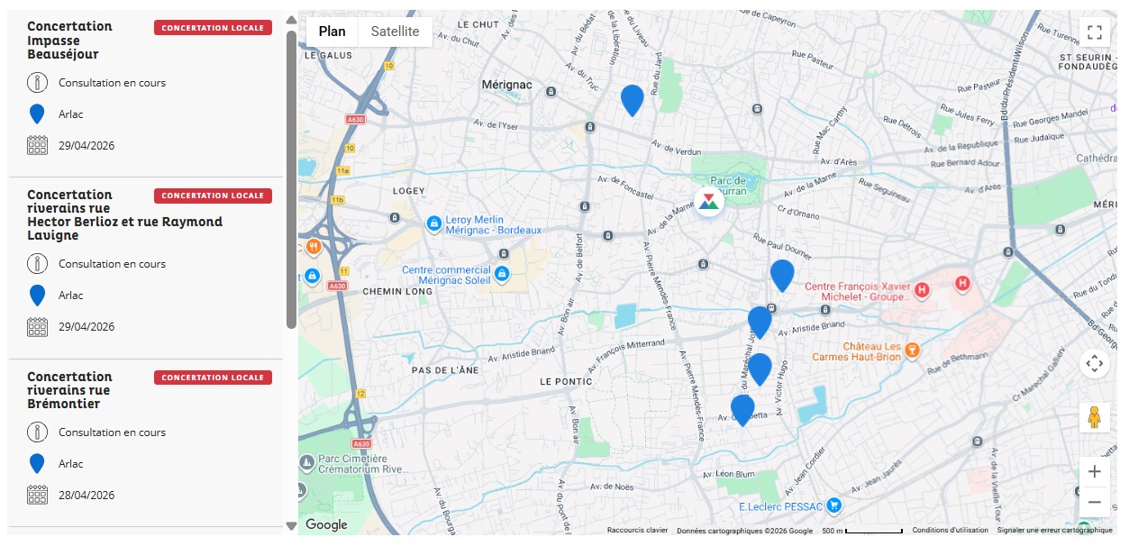carte des concertations