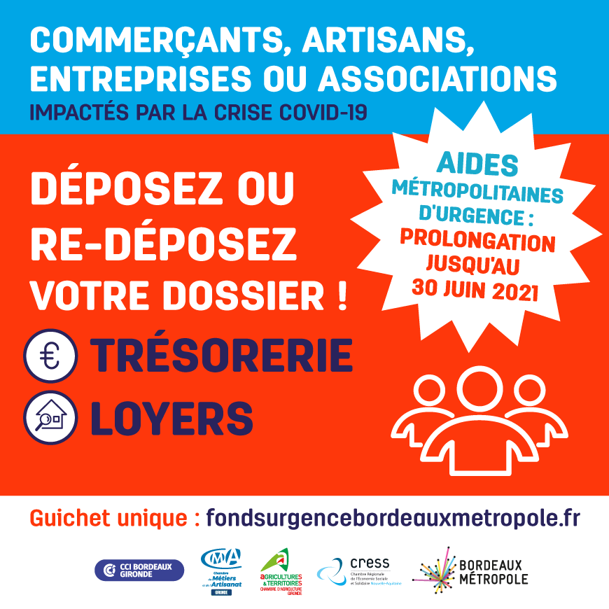 Mérignac et Bordeaux Métropole soutiennent l'économie de proximité