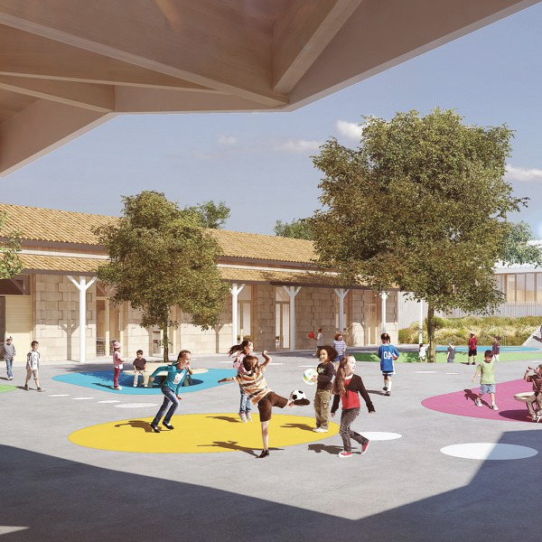 Top départ des travaux de réhabilitation de l'école Marcelin Berthelot
