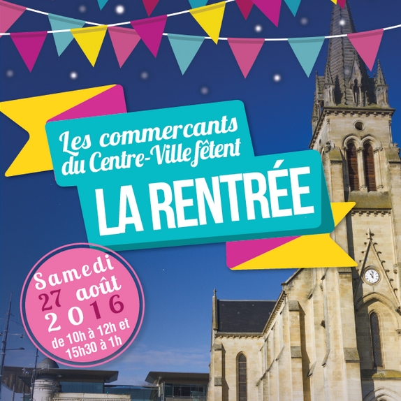 Le 27 Août, c'est la "fête de la rentrée 2016" 