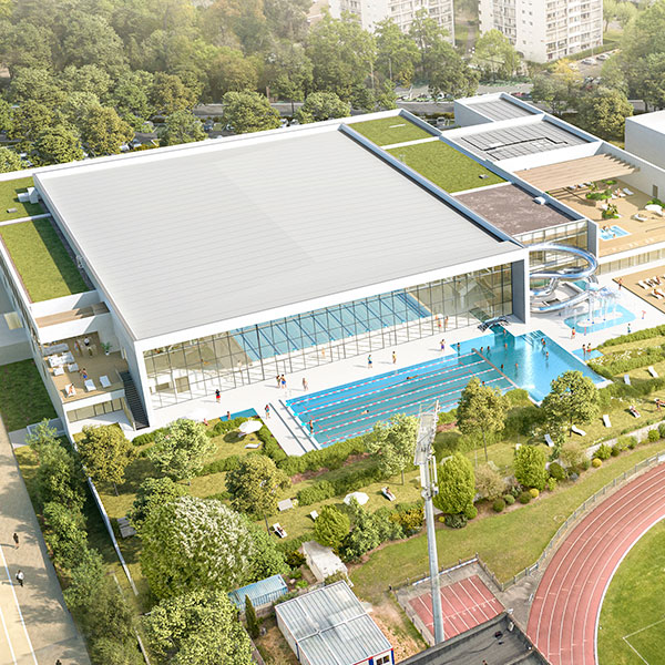 Visite de chantier du stade nautique métropolitain à Mérignac : découvrez le projet !