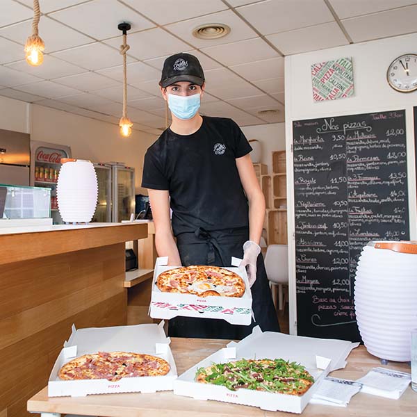Pizzeria "Chez les drolles" à La Glacière 