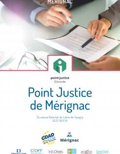 Plaquette Point Justice de Mérignac