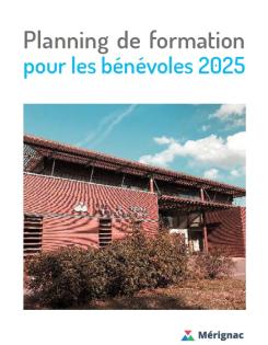 Planning de formation pour les bénévoles 2025