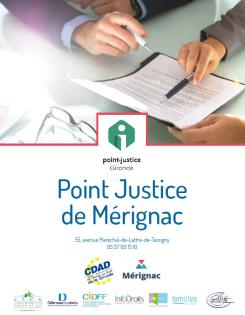 Plaquette Point Justice de Mérignac