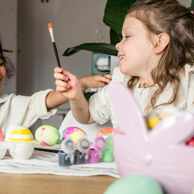 Atelier créatif sur le thème de pâques
