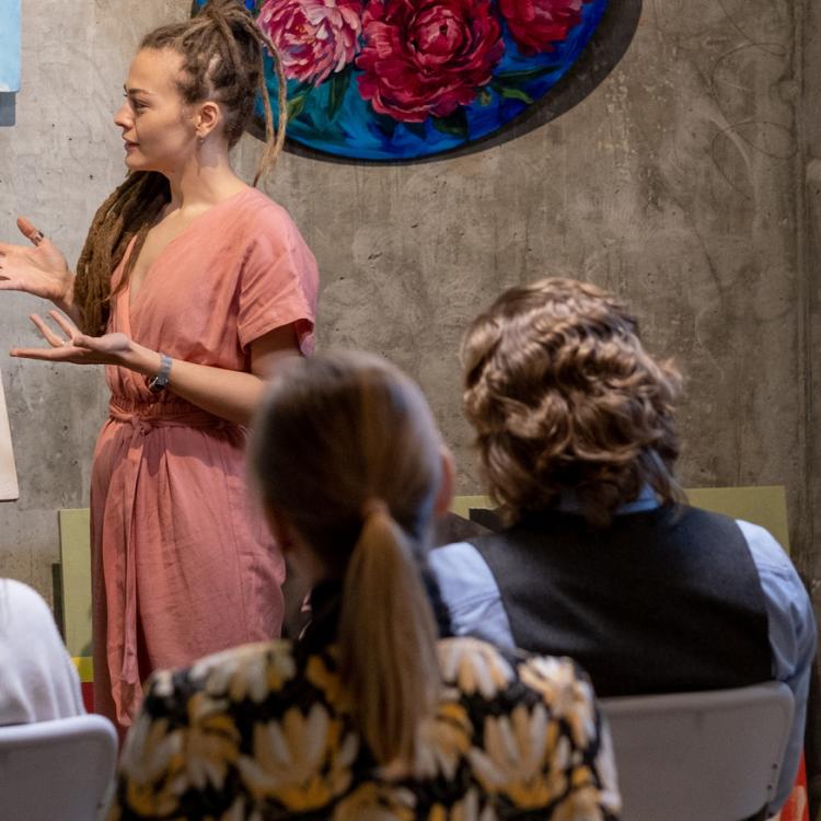 Exposition Couleurs et émotions de Florence Borsato (peinture acrylique)